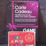 Carte Cadeau Game Super Mario (FRA NEUF Carte Prépayée Jeux Vidéo)