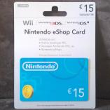 Nintendo eShop Card 15€ (FRA NEUF Carte Prépayée Jeux Vidéo)
