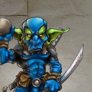 Gob'z'Heroes - Gob'Ninja (Illustration Carte 01)