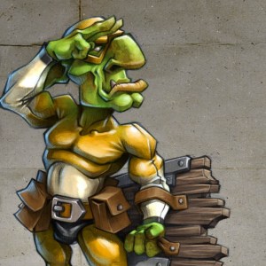 Gob'z'Heroes - Gob'Sergent (Illustration Carte 01)