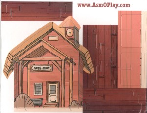 Colt Express- Train Station Terrain Piece (cover)