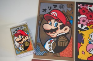 Ensemble de cartes postales Mario Hanafuda (04)