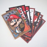 Ensemble de cartes postales Mario Hanafuda (EUR NEUF Carte postale Jeux Vidéo)