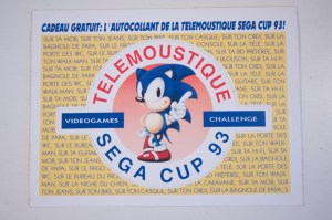 Autocollant Télémoustic Sega Cup 93 (02)